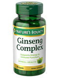 Nature's Bounty Ginseng Complex with Royal Jelly, 75 Pack