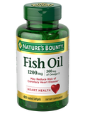 Nature's Bounty Fish Oil 1200mg Plus Omega-3, 60 Pack
