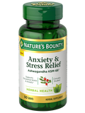 Nature's Bounty Anxiety & Stress Relief (Ashwagandha), 50 Pack