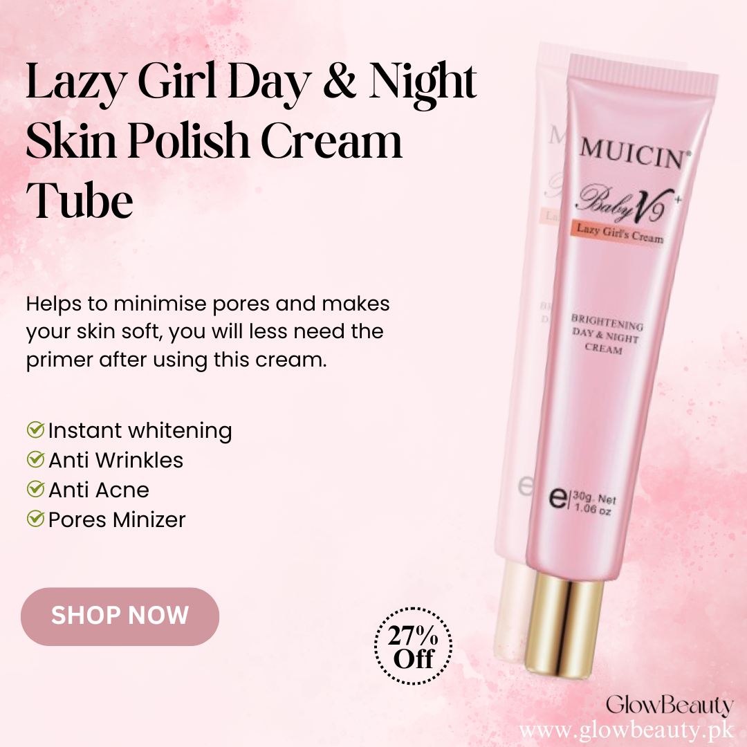 MUICIN V9+ Lazy Girl Day &amp; Night Skin Polish Cream Tube