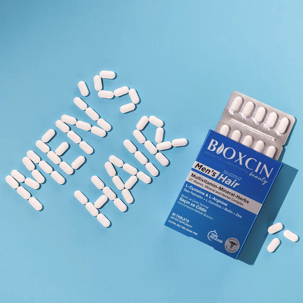 Bioxcin Men's Hair Multivitamin Tablets  Glow Beauty