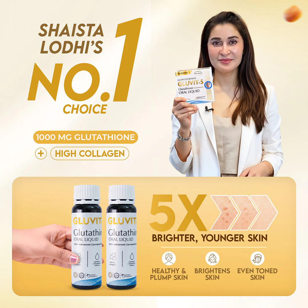 Gluvit-S Glutathione Oral Liquid - 15 Oral Shots