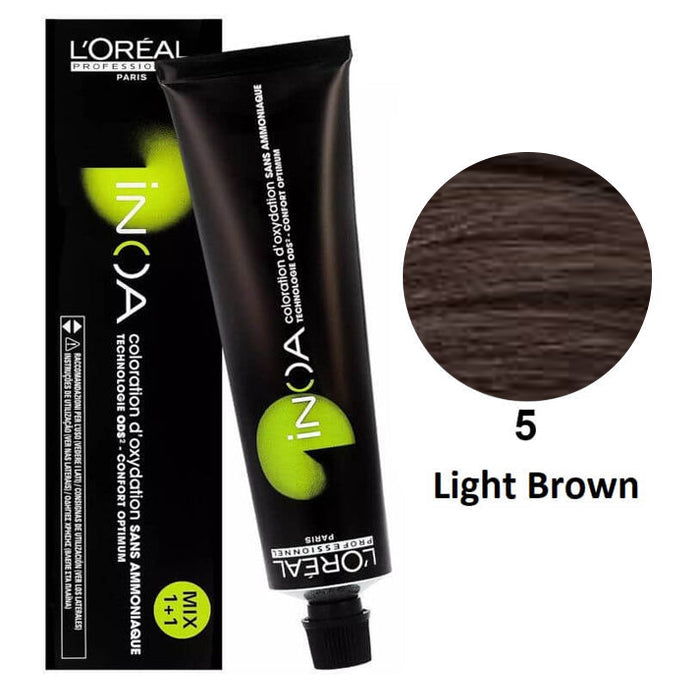 L'Oreal Professionnel Inoa Hair Color - 5 Light Brown
