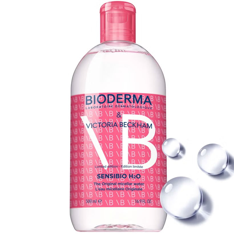 Bioderma Sensibio Micellar Water H2O (Victoria Beckham Limited Edition) - 500ml