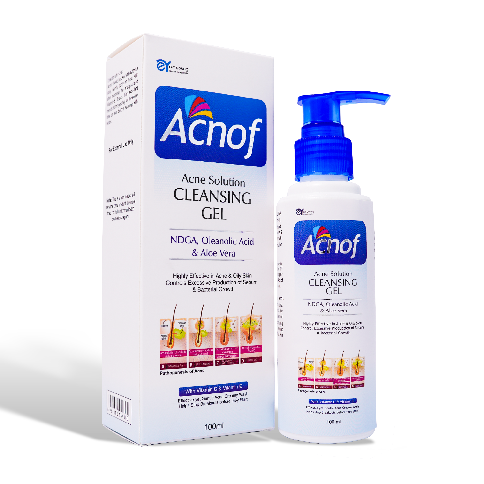 Buy  Acnof Acne Solution Cleansing Gel - at Best Price Online in Pakistan