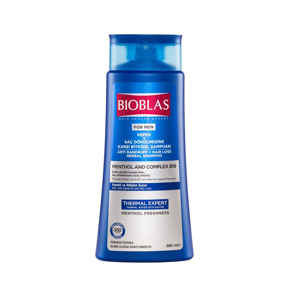 Buy  Bioblas Menthol Anti-Dandruff and Anti-Hair Loss Shampoo for Men - at Best Price Online in Pakistan