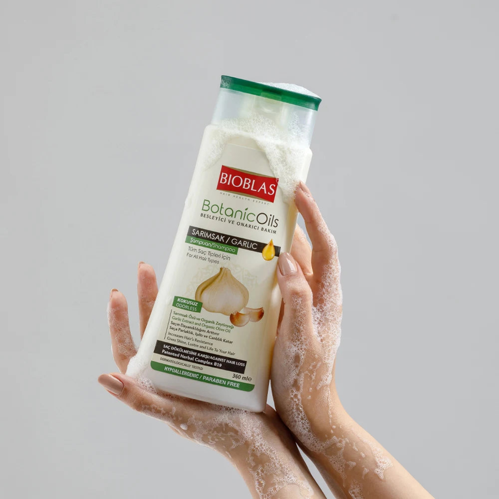 Buy  Bioblas Sarimsak Botanic Oils & Garlic Strengthening Anti-Hair Loss Shampoo - at Best Price Online in Pakistan