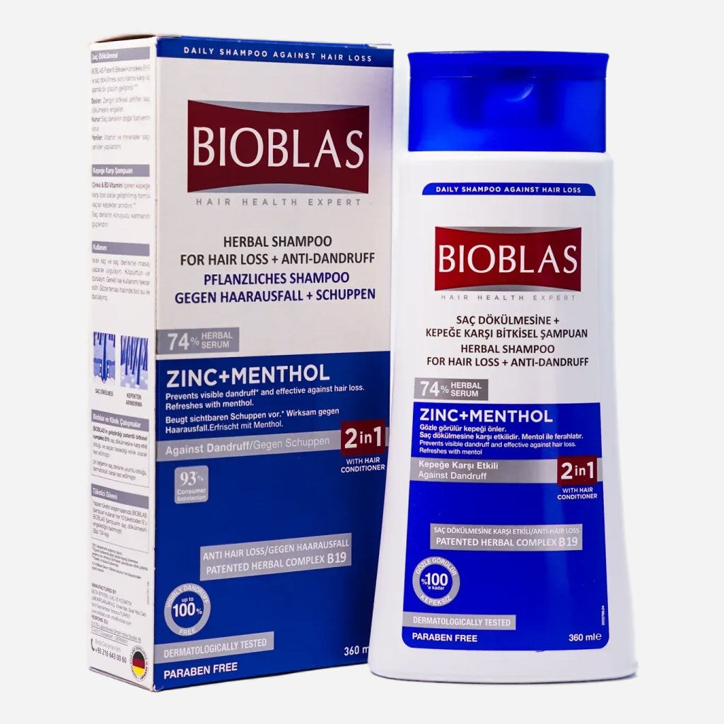 Buy  Bioblas Zinc + Menthol Shampoo - at Best Price Online in Pakistan