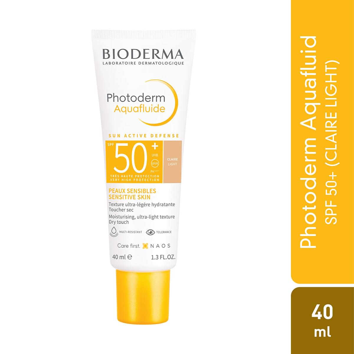 Buy  Bioderma Photoderm Aquafluid with SPF 50+ Claire (Lightweight Sunblock) - 40ml - at Best Price Online in Pakistan