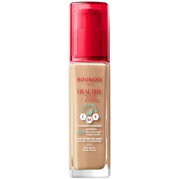 Buy  Bourjois Healthy Mix Foundation - 55 Deep Beige at Best Price Online in Pakistan