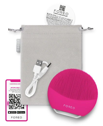 Buy  FOREO LUNA mini 3 Smart Facial Cleansing Massager Fuchsia - at Best Price Online in Pakistan