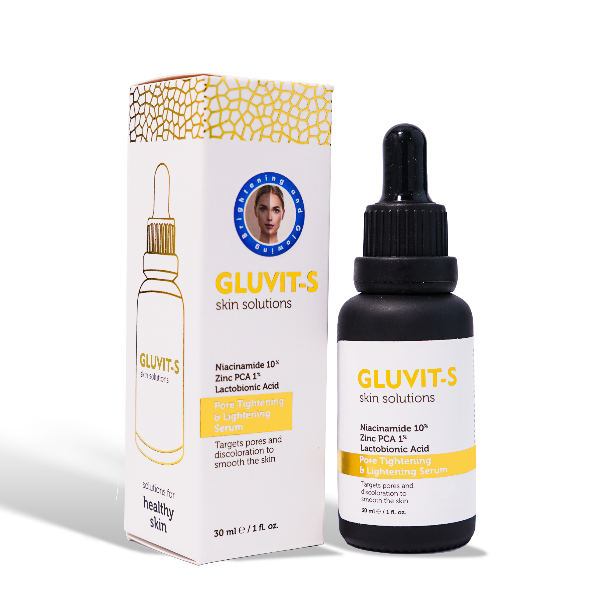 Buy  Gluvit-S Pore Tightening & Lightening Serum - at Best Price Online in Pakistan