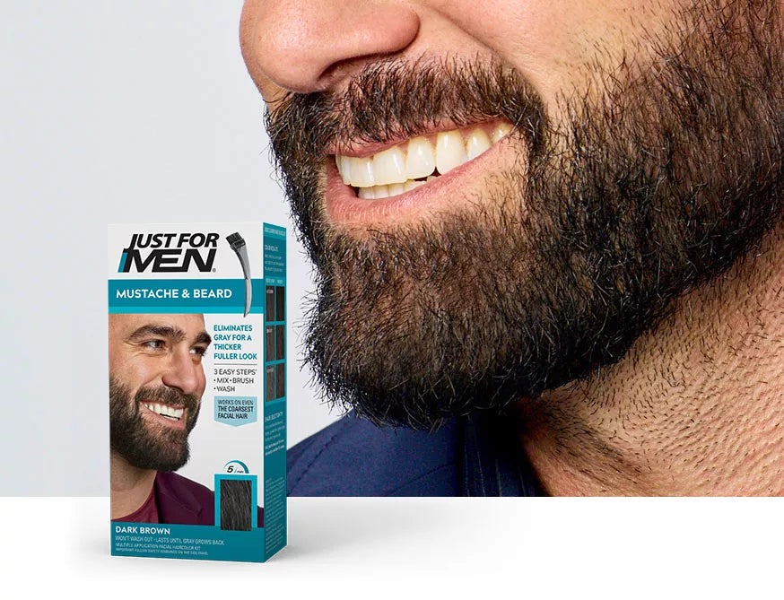 Buy  Just For Men - Mustache & Beard Color - Dark Brown at Best Price Online in Pakistan