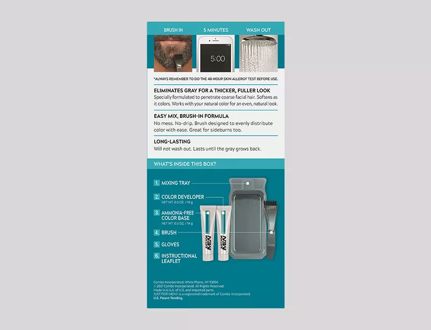 Buy  Just For Men - Mustache & Beard Color - at Best Price Online in Pakistan