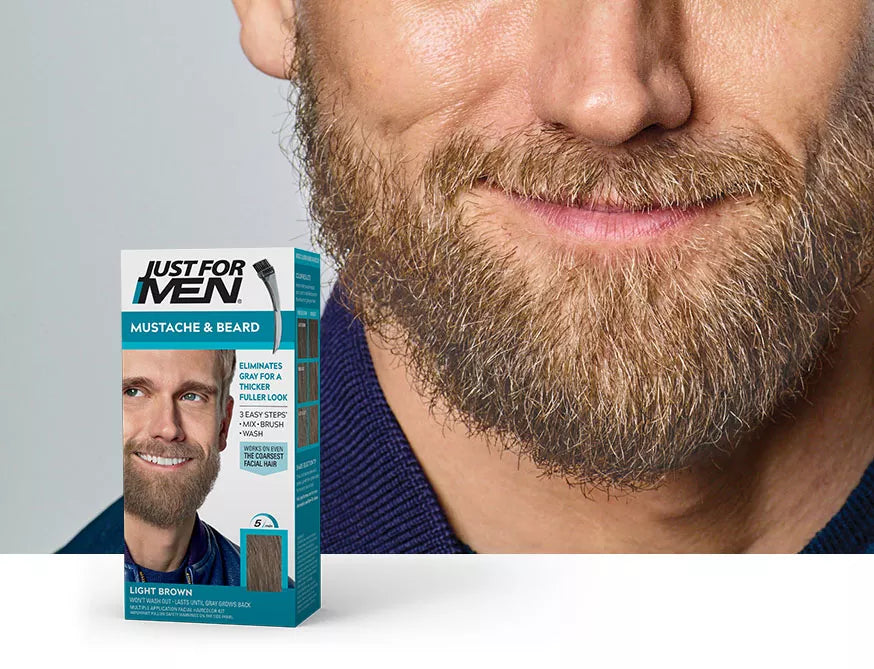 Buy  Just For Men - Mustache & Beard Color - Light Brown at Best Price Online in Pakistan