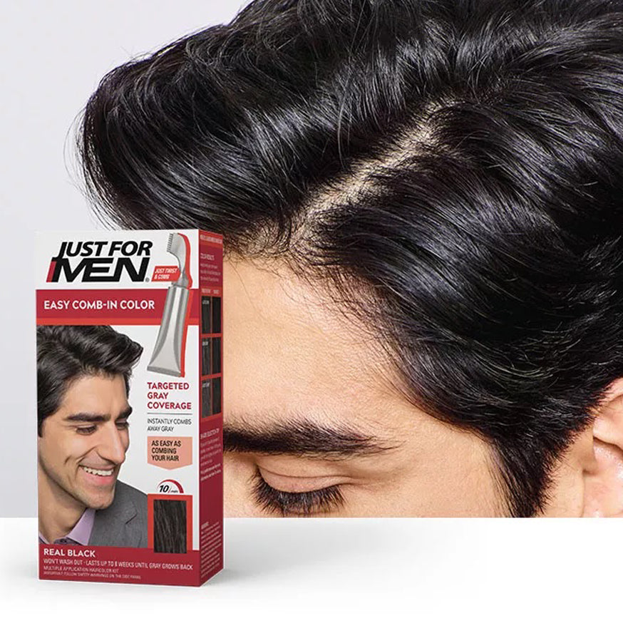 Buy  Just For Men - Easy Comb-In Color - Real Black at Best Price Online in Pakistan
