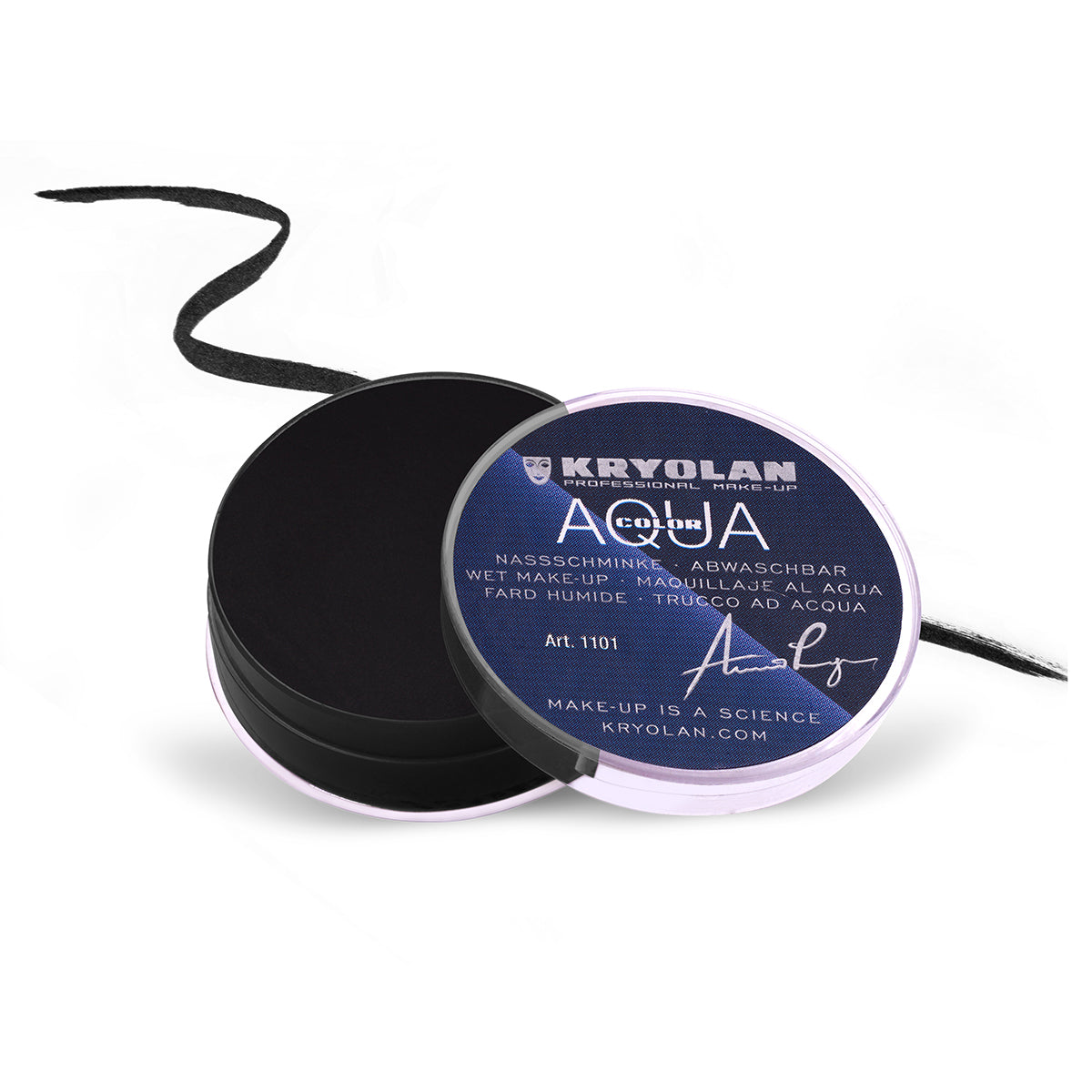 Buy  Kryolan - Aquacolor Cake Liner - 071 - Black at Best Price Online in Pakistan