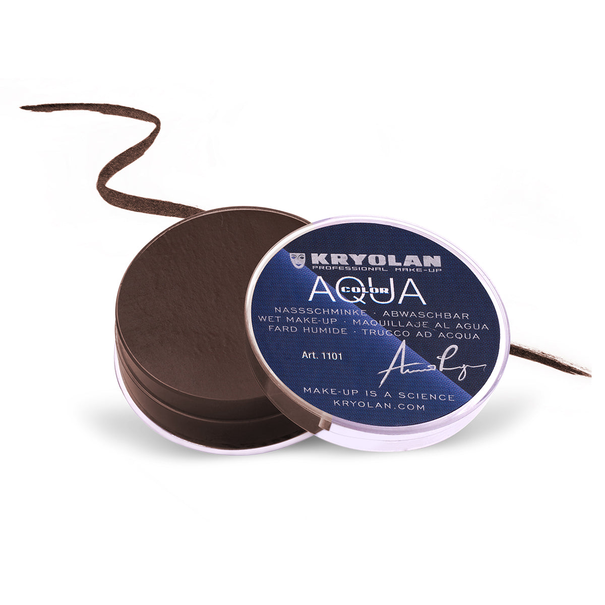 Buy  Kryolan - Aquacolor Cake Liner - 101 - Chocolate at Best Price Online in Pakistan