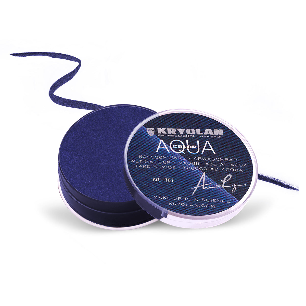 Kryolan - Aquacolor Cake Liner - 545 - Royal Blue Kryolan