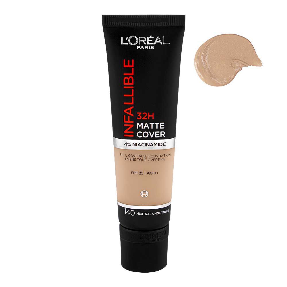 Buy  L'oreal Paris Infallible 32H Matte Cover Foundation - 140 - at Best Price Online in Pakistan