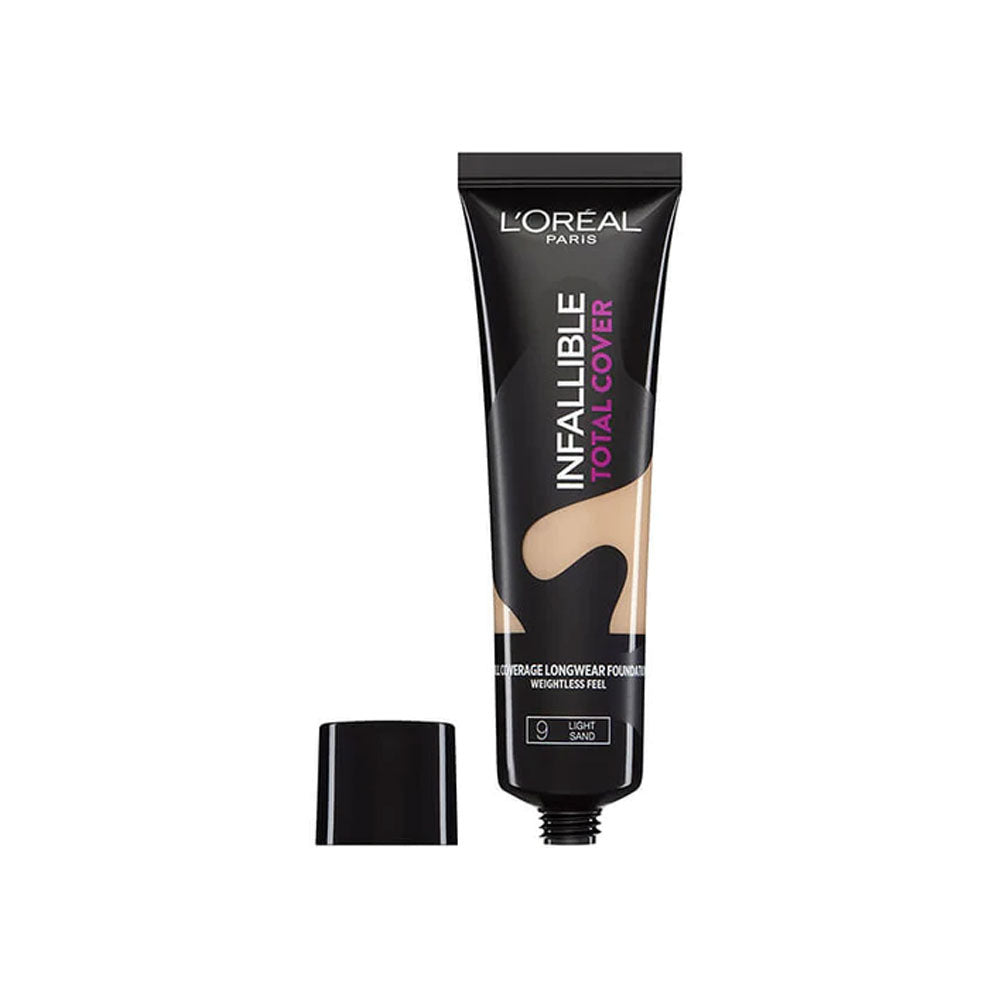 Buy  Loreal Paris Infallible Total Cover Foundation 09 Light Sand - at Best Price Online in Pakistan