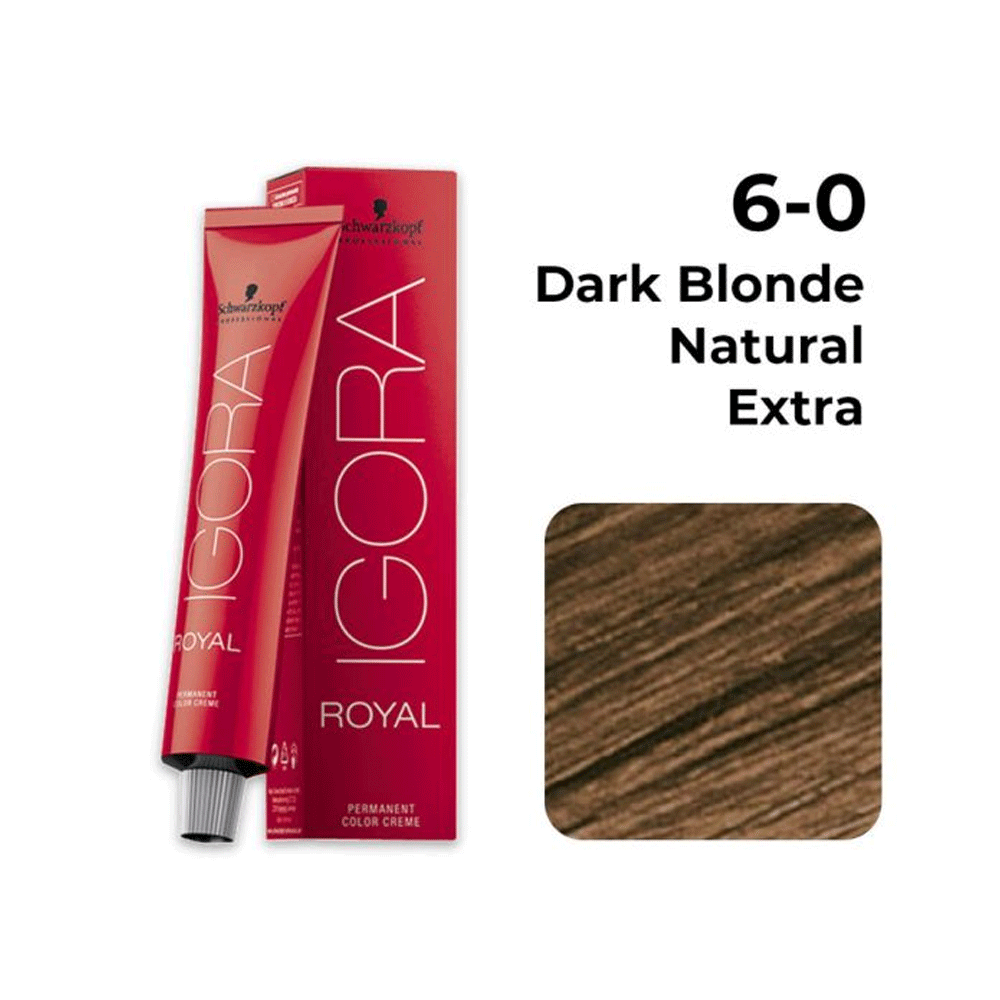Buy  Igora Royal Hair Creme 6-0 Dark Blonde Natural 60ml - at Best Price Online in Pakistan