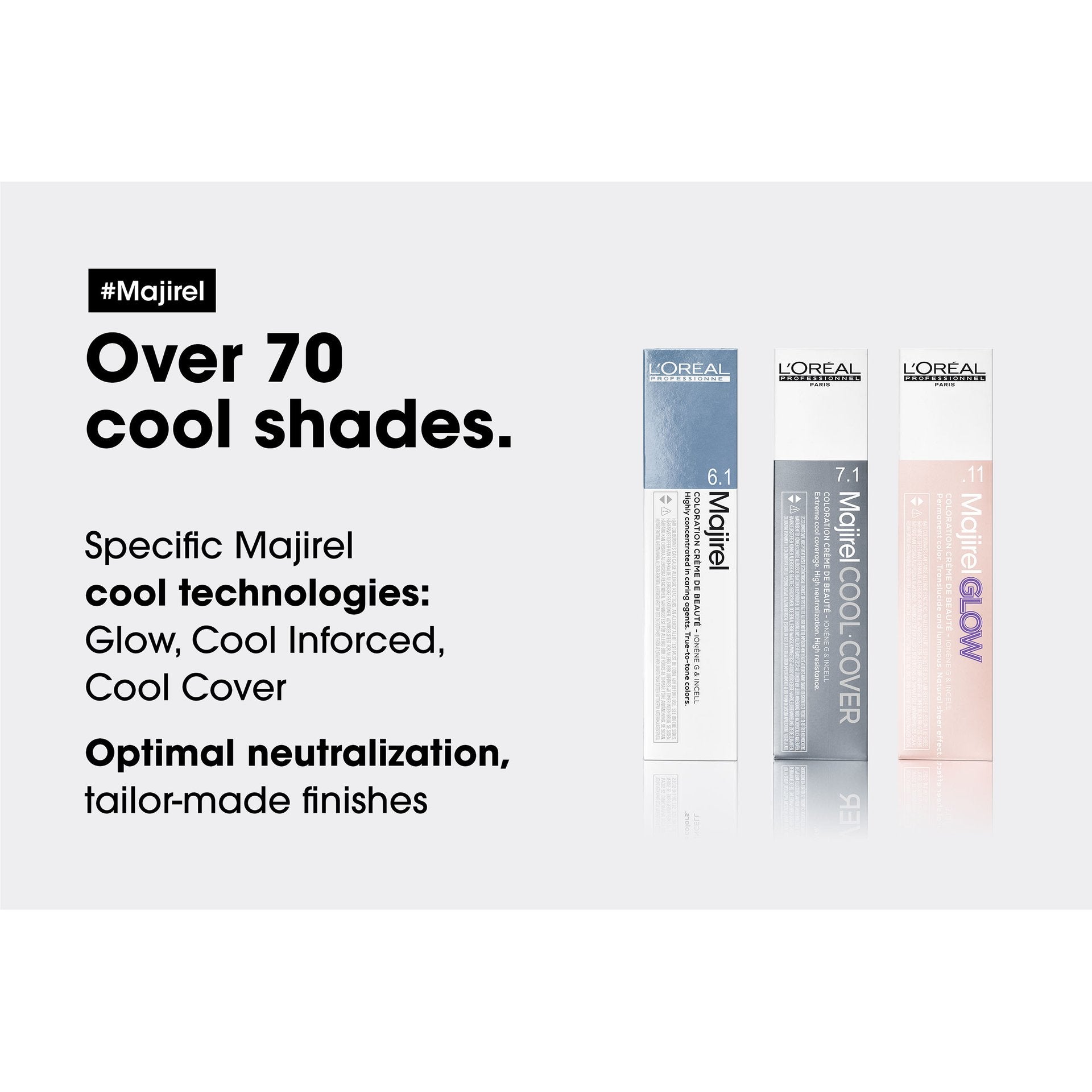 Buy  L'Oreal Professionnel Majirel Cool Cover Permanent Creme Color - 6.17 Dark Ash Metallic Blonde - at Best Price Online in Pakistan