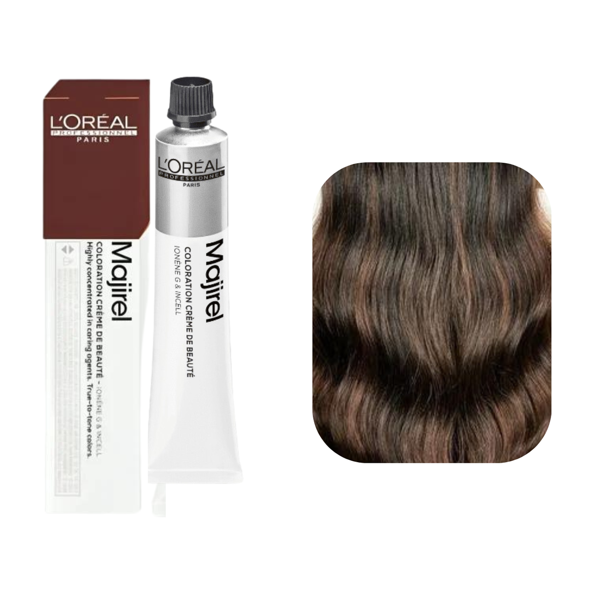 Buy  L&#39;Oreal Professionnel Majirel Permanent Creme Color - 5.12 Light Iridescent Brown Ash - at Best Price Online in Pakistan