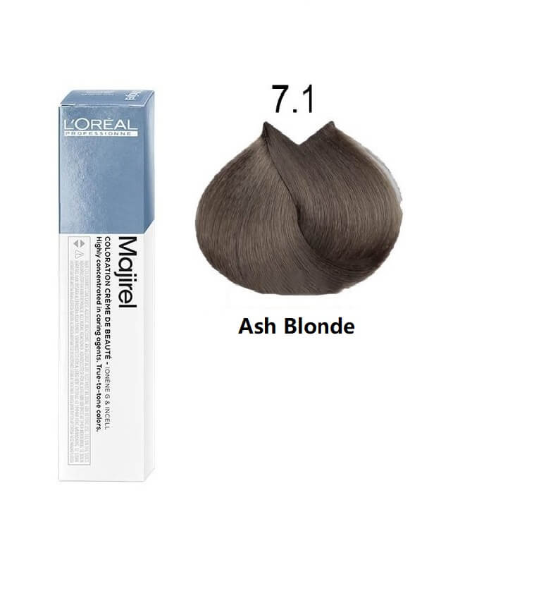 Buy  L&#39;Oreal Professionnel Majirel Permanent Creme Color - 7.1 Ash Blonde - at Best Price Online in Pakistan