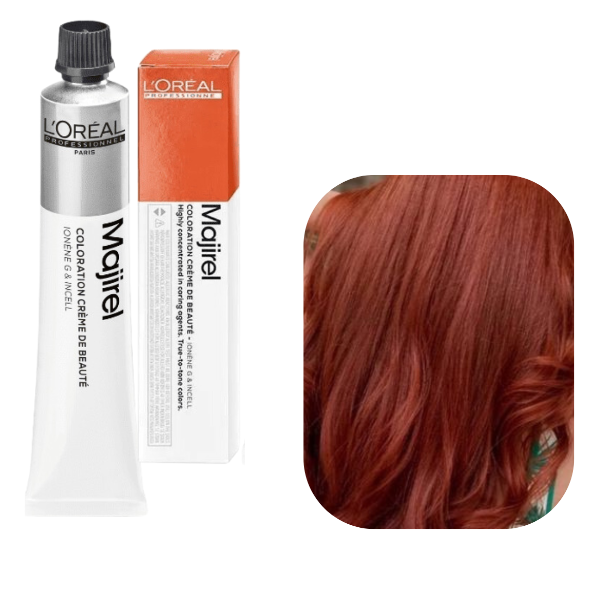 Buy  L&#39;Oreal Professionnel Majirel Permanent Creme Color - 7.44 Deep Copper Blonde - at Best Price Online in Pakistan