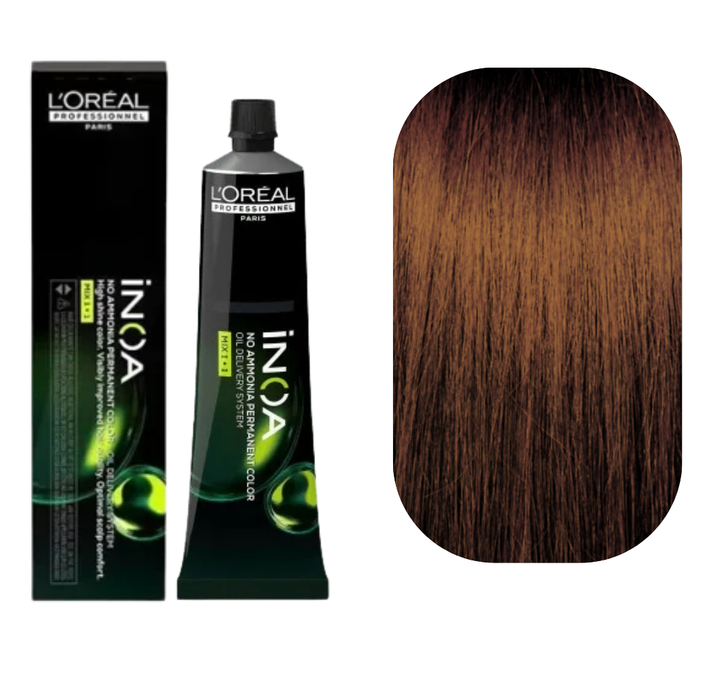 Buy  Loreal Professionnel Inoa Hair Color 5.45 Light Copper Mahogany Brown - at Best Price Online in Pakistan