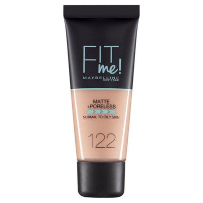 Buy  Maybelline Fit Me Matte + Poreless Foundation - Creamy Beige 122 at Best Price Online in Pakistan