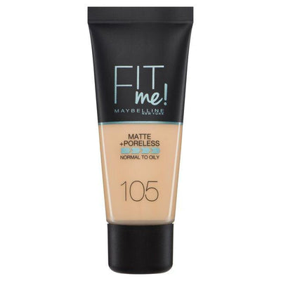 Buy  Maybelline Fit Me Matte + Poreless Foundation - Natural Ivory 105 at Best Price Online in Pakistan