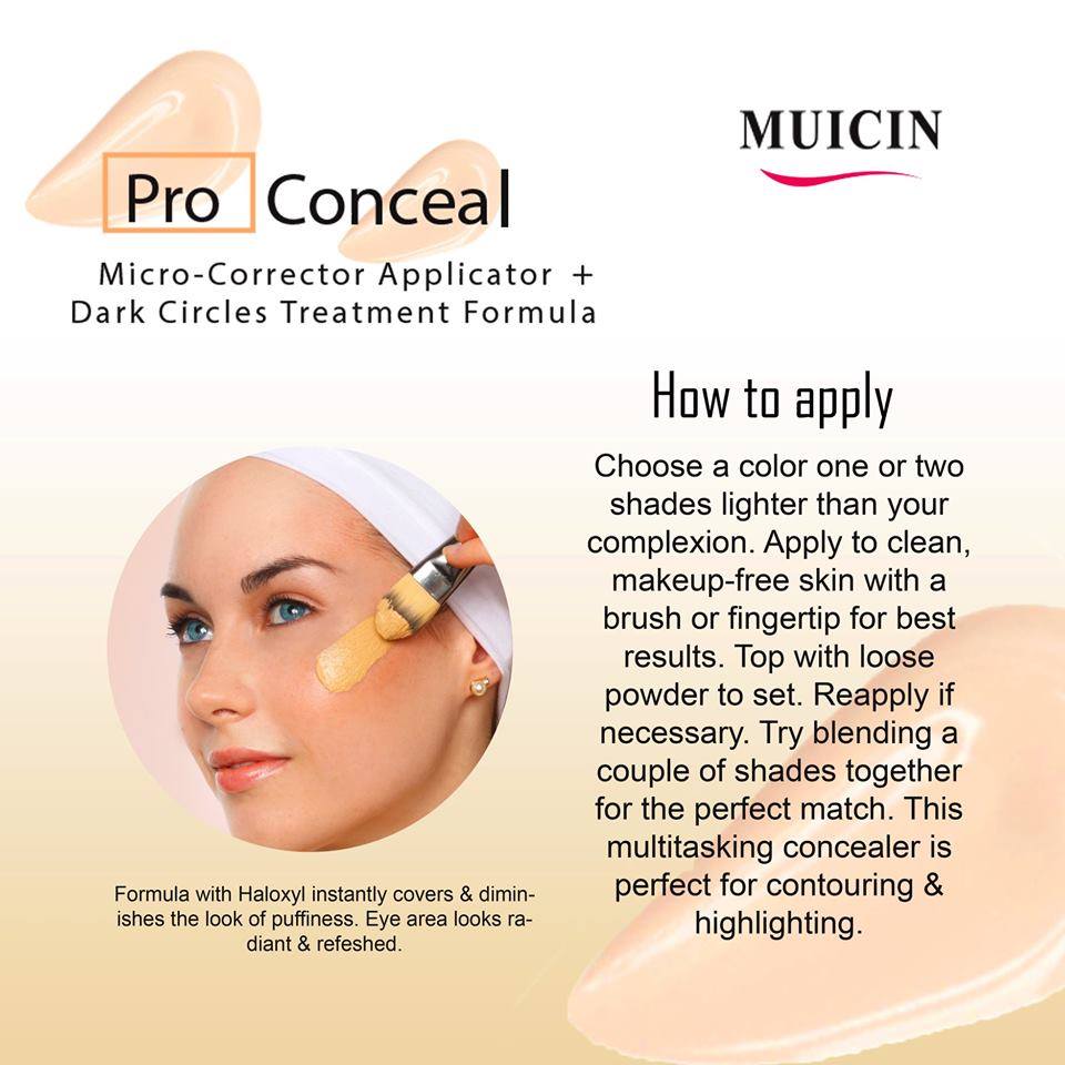 Buy  MUICIN - HD Pro Concealer Corrector- 0.28g - at Best Price Online in Pakistan