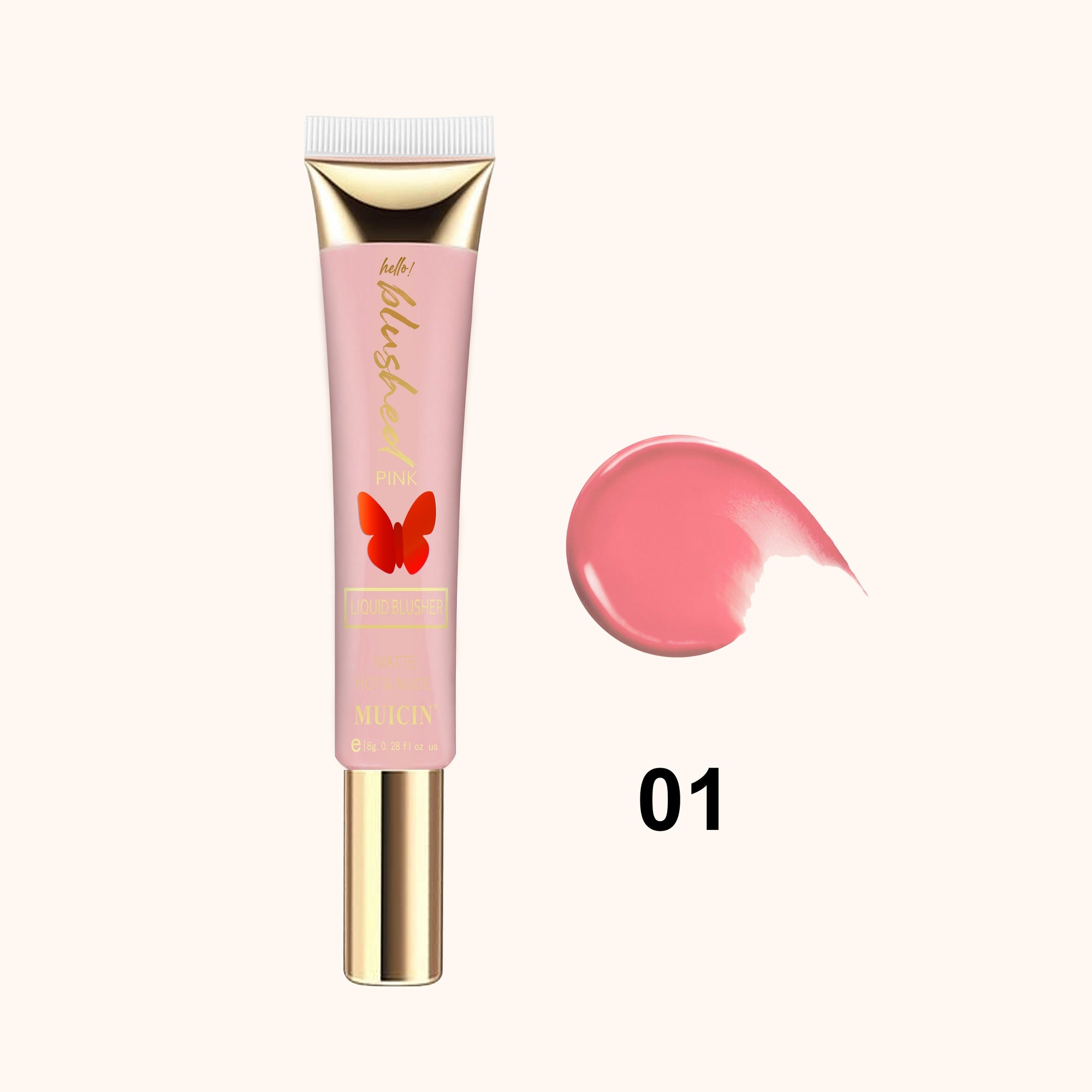 Buy  MUICIN - Butterfly Pink Blusher Tube - 8g - 1 at Best Price Online in Pakistan