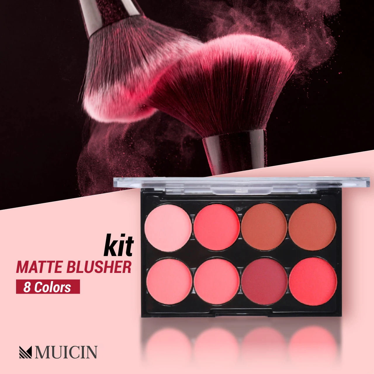 Buy MUICIN Matte Blusher Kit 8 Colors Online in Pakistan