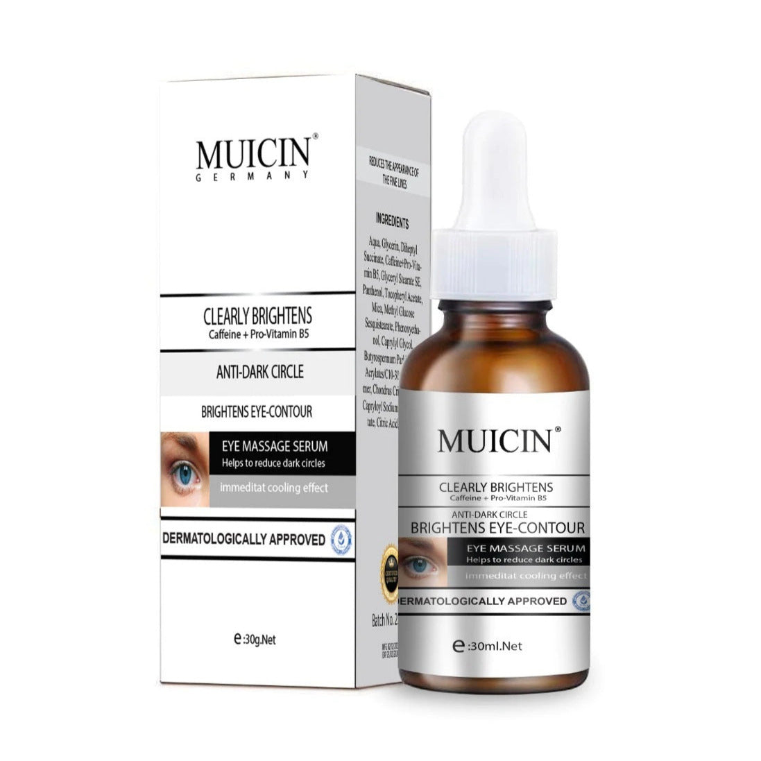Buy  MUICIN - Caffeine Anti Dark Circles Eye Serum - 30ml - at Best Price Online in Pakistan