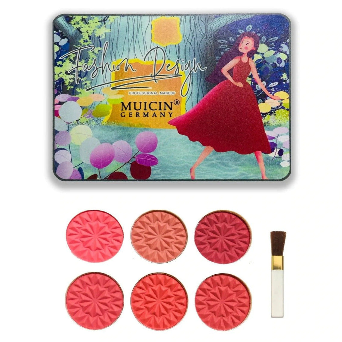 Buy  MUICIN - Fashion Design Matte Blusher & Eyeshadow Kit - 6 Colors - at Best Price Online in Pakistan
