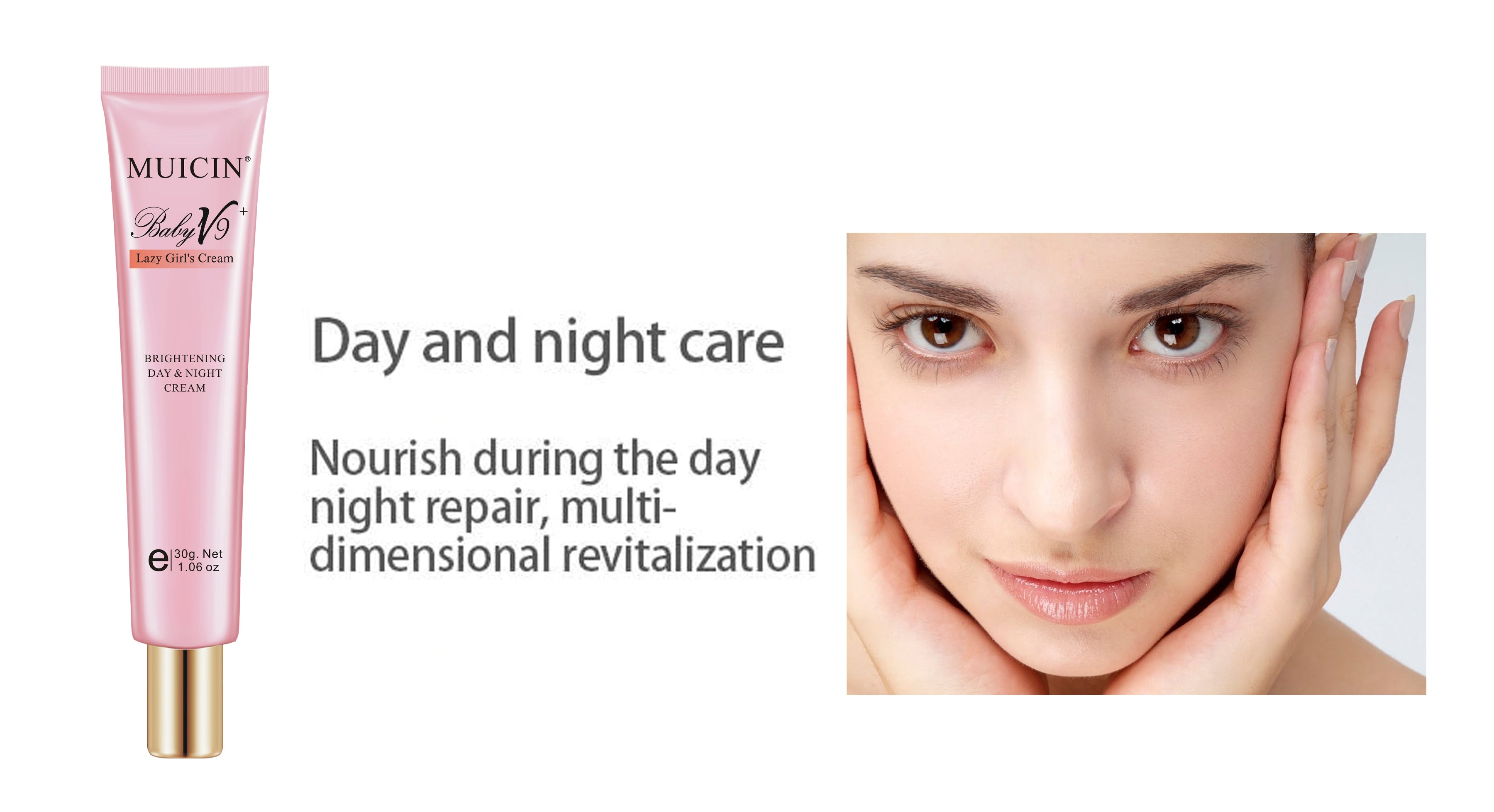 Buy  MUICIN - V9+ Lazy Girl Day & Night Skin Polish Cream Tube - 30g - at Best Price Online in Pakistan