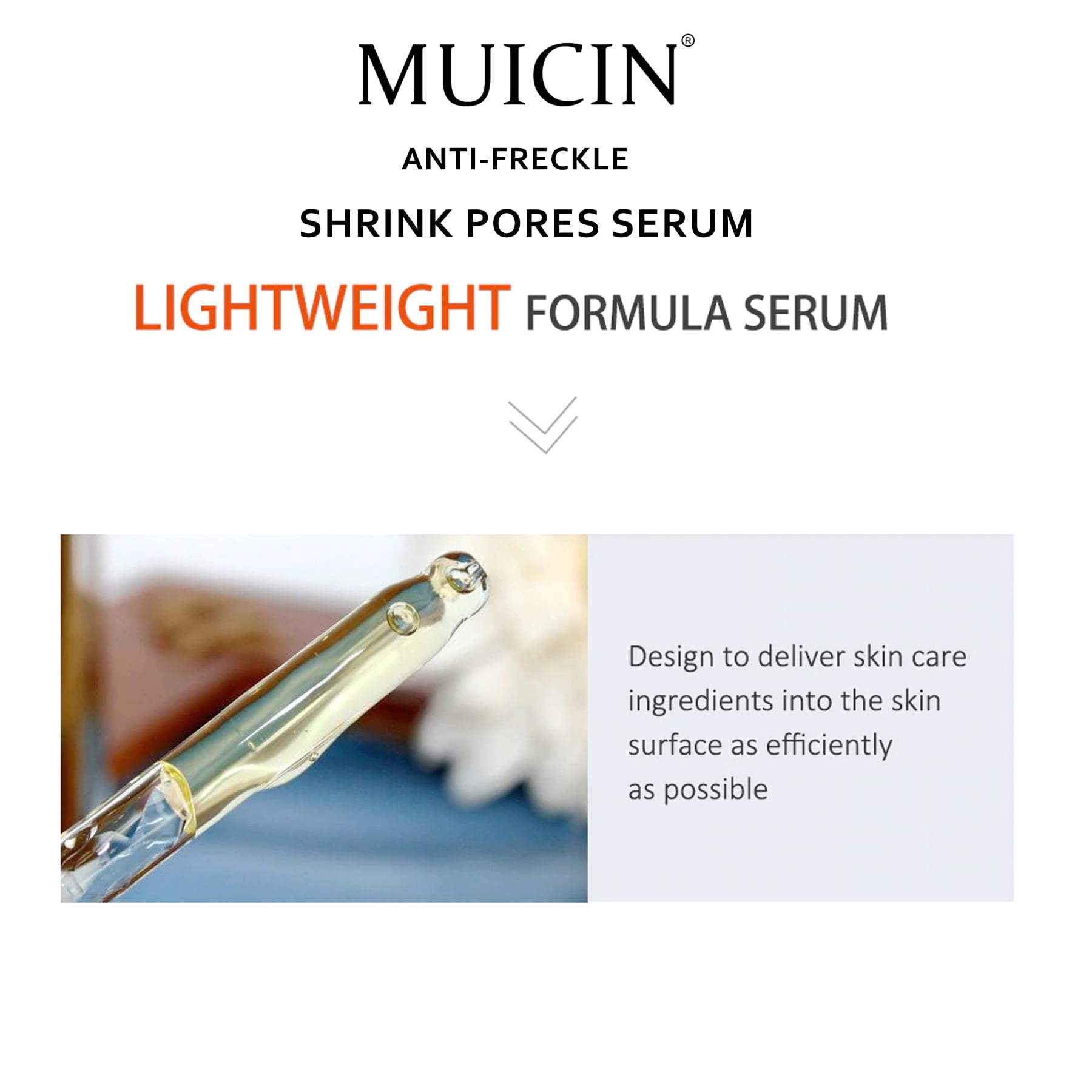 MUICIN - Anti Freckle Shrink Pores Serum 40ml - Muicin Germany