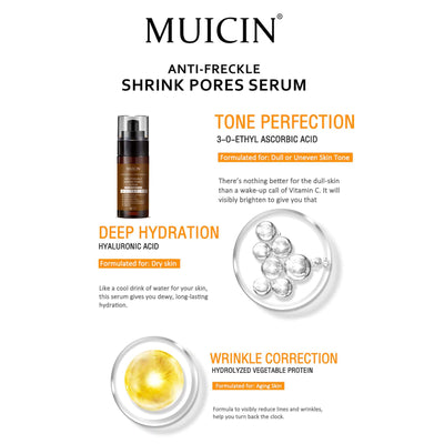 MUICIN - Anti Freckle Shrink Pores Serum 40ml - Muicin Germany