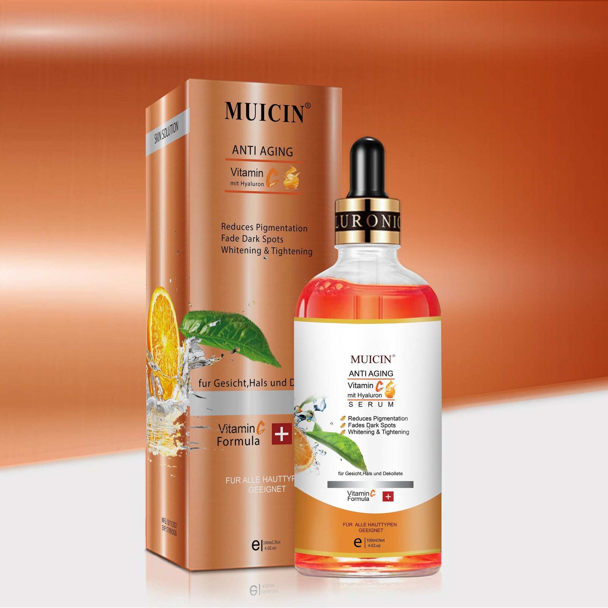 Buy  MUICIN - Vitamin C Anti Aging Mit Hyaluronic Face Serum - 100ml - at Best Price Online in Pakistan