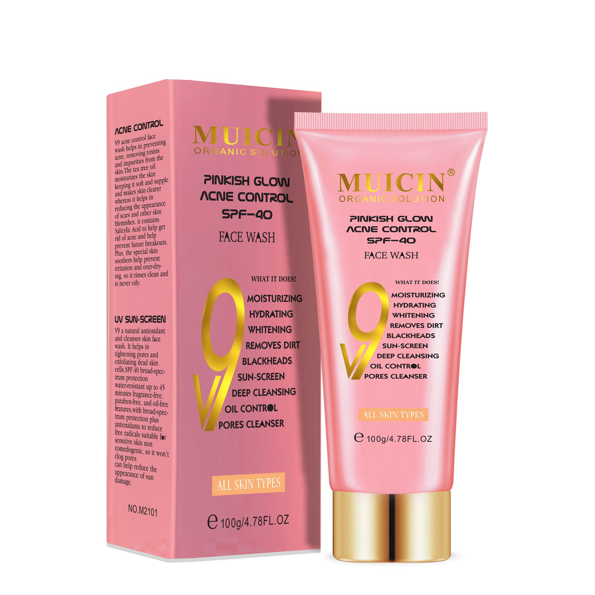 Buy  MUICIN - Baby V9 Pinkish Glow Face Wash 100g - at Best Price Online in Pakistan