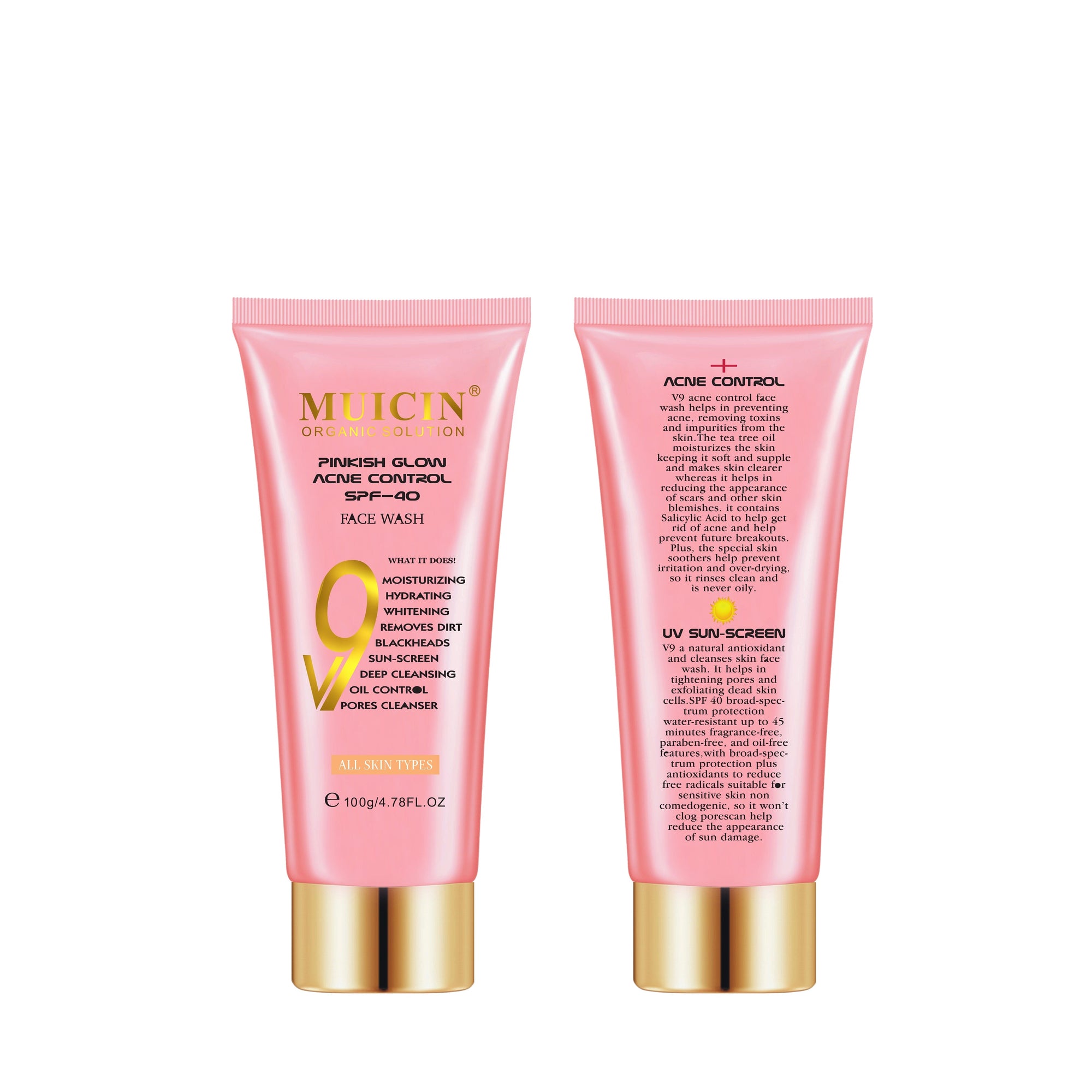 MUICIN - Baby V9 Pinkish Glow Face Wash 100g - Muicin Germany