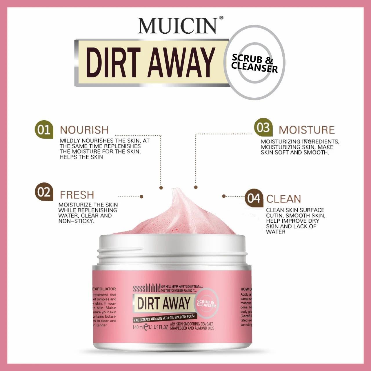 Buy  Muicin - Dirt Away Scrub & Cleanser - 140g - at Best Price Online in Pakistan