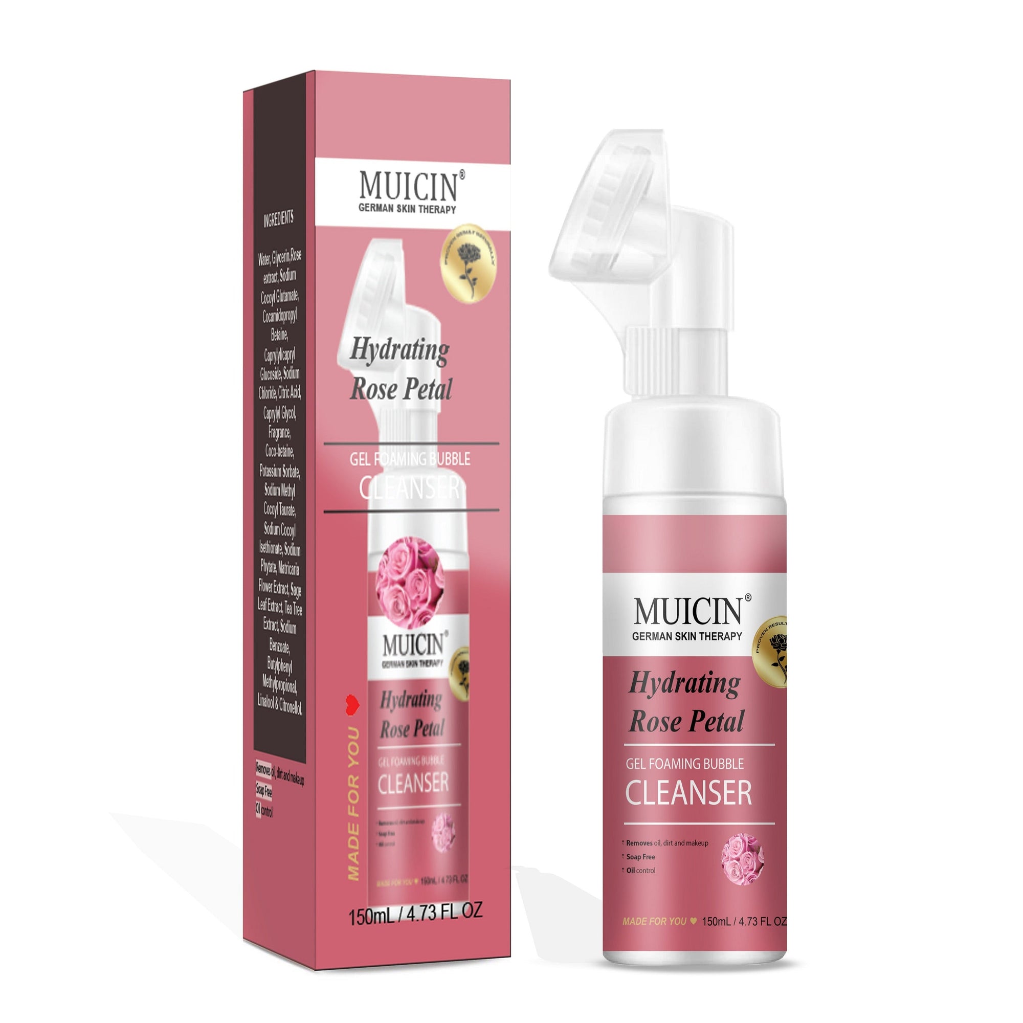 Buy  MUICIN - Rose Petal Gel Foaming Bubble Cleanser - 150ml - at Best Price Online in Pakistan