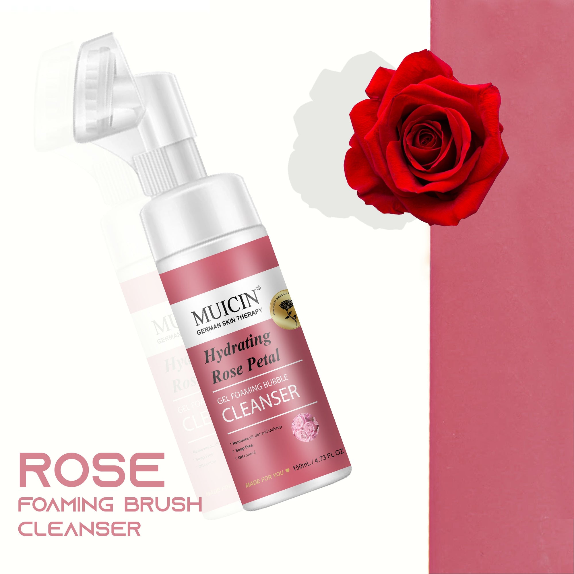 Buy  MUICIN - Rose Petal Gel Foaming Bubble Cleanser - 150ml - at Best Price Online in Pakistan