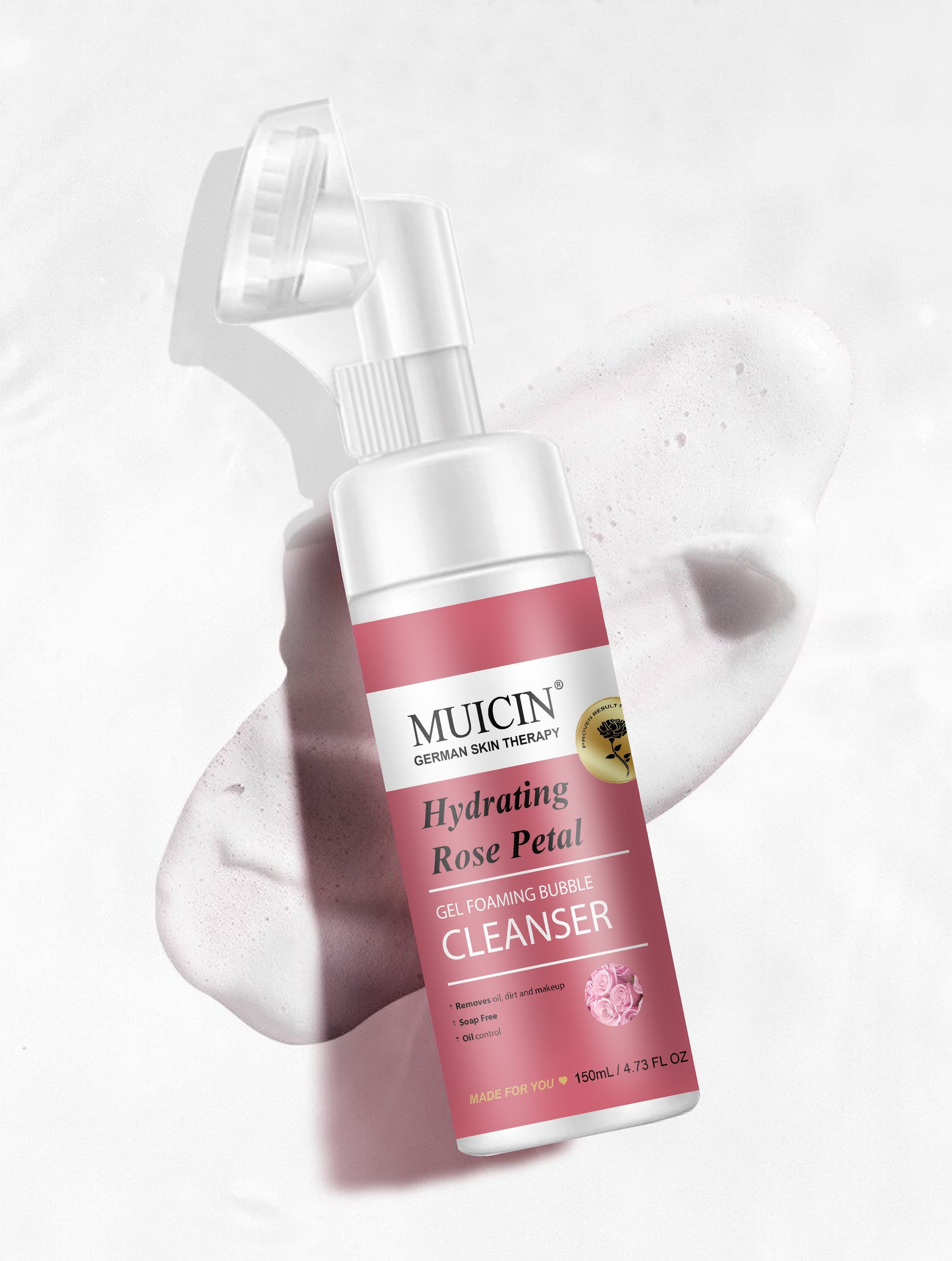 Buy  MUICIN - Rose Petal Gel Foaming Bubble Cleanser - 150ml - at Best Price Online in Pakistan