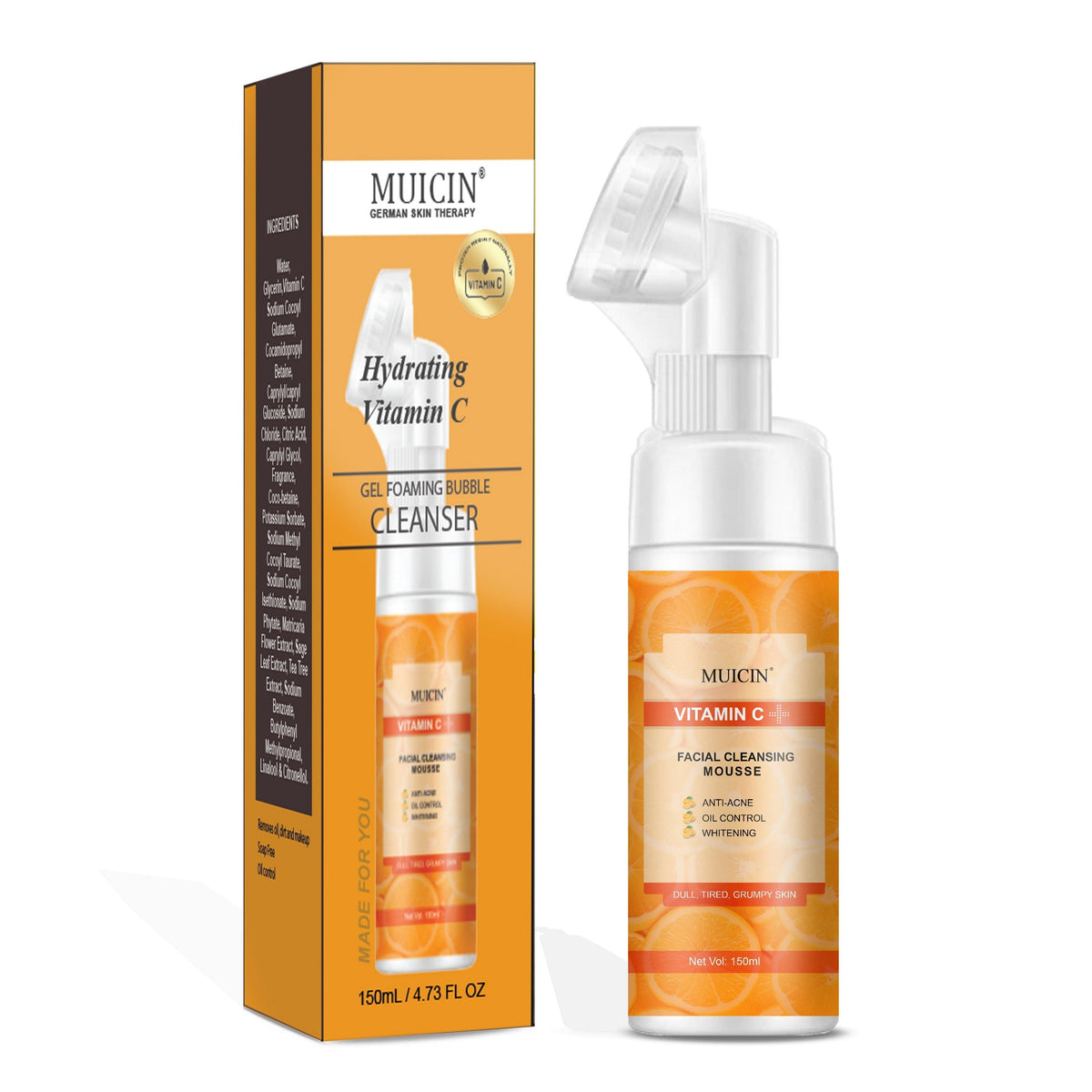 Buy  MUICIN - Vitamin C Bubble Foaming Facial Cleanser - 150ml - at Best Price Online in Pakistan