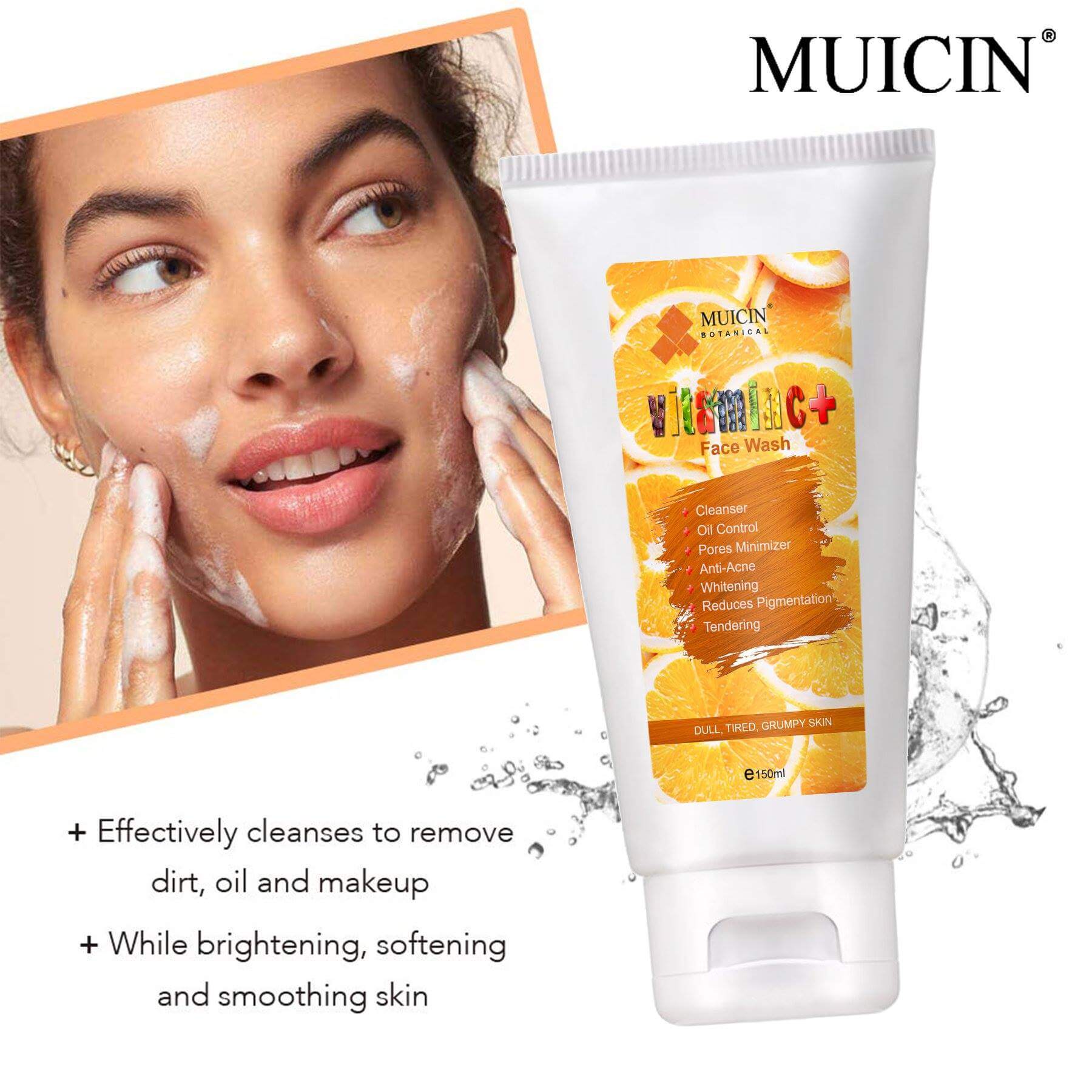 Buy  MUICIN - Vitamin C+ Face Wash - 150ml - at Best Price Online in Pakistan